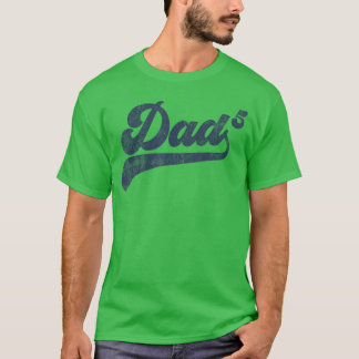 Camiseta Pai5 Pai De 5 Presentes Pai De Cinco Quinto Pai