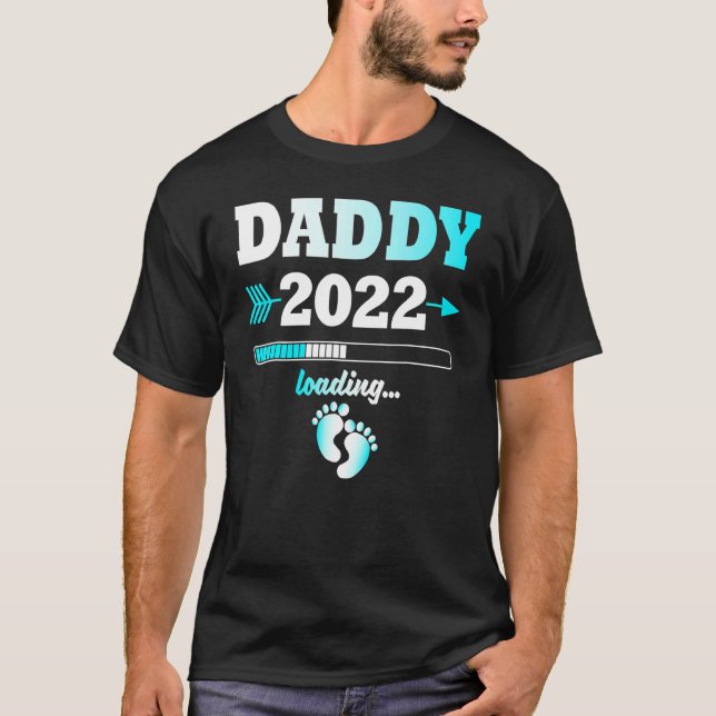 Camiseta Pai 2022 Carregando os filhos da mãe esperados (Frente)