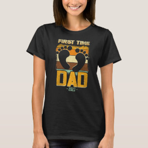 Camiseta Pai 2023 Da Primeira Vez Do Mens Promovido Ao Pai