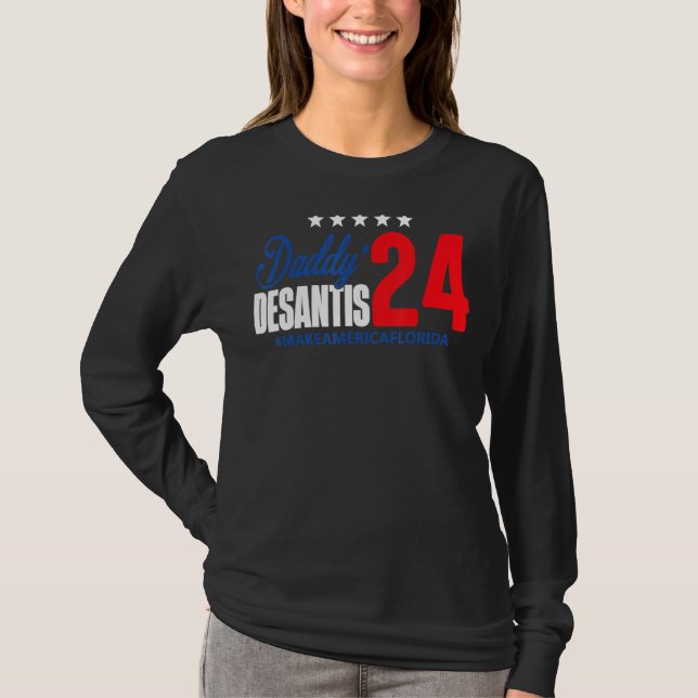 Camiseta Pai 2024 Desantis Make America Desantis (Frente)