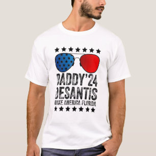 Camiseta Pai 2024 Desantis Make America Florida 1
