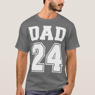 Camiseta Pai 2024 para novo pai a ser