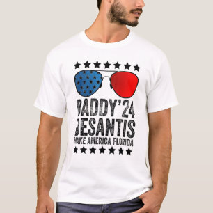 Camiseta Pai 24 Desantis Make America Florida