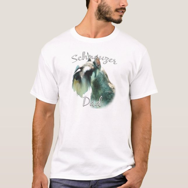 Camiseta Pai 2 da Miniatura Schnauzer (Frente)
