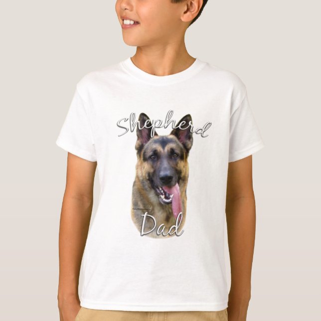 Camiseta Pai 2 do german shepherd (Frente)