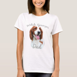 Camiseta Pai 2 do Spaniel de galês Springer
