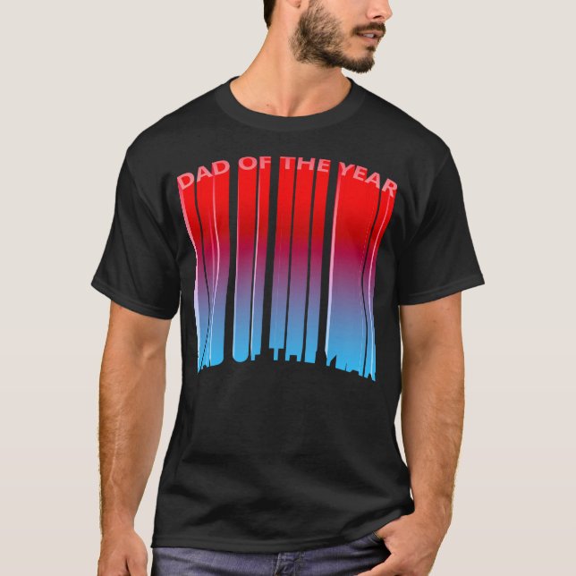 Camiseta Pai 3D épico do inclinação do ano (Frente)