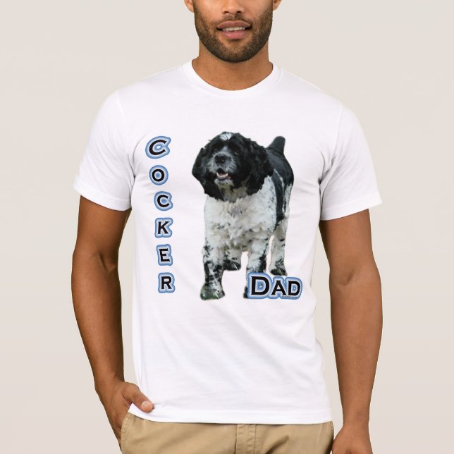 Camiseta Pai 4 de Spaniel Particoker (Frente)