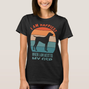Camiseta Pai 7 do modelo alemão de pointer SPG