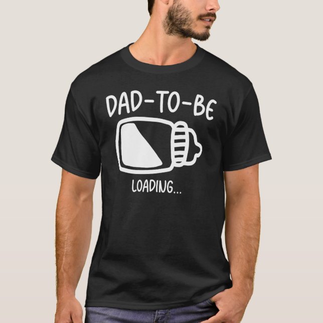 Camiseta Pai A Carregar Esperando Gravidez (Frente)