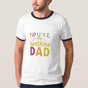 Camiseta Pai à luz do sol: uma celebração de Dia de os pais