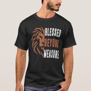 Camiseta Pai Abençoado Além de Medir Homens Jesus Cristo Re