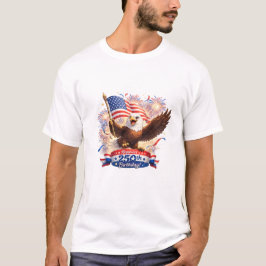 camiseta pai Abençoado Feliz 250º Aniversário EUA!
