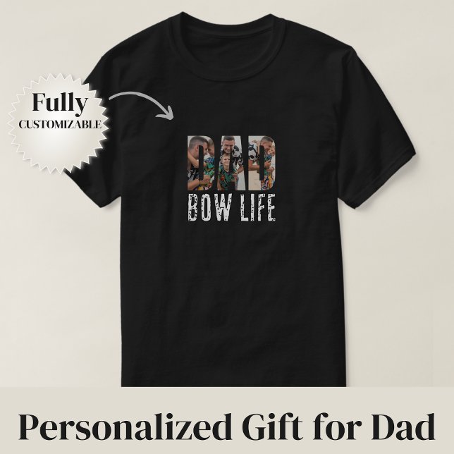Camiseta Pai Acerta a Vida (Dad Bow Life T-Shirt)