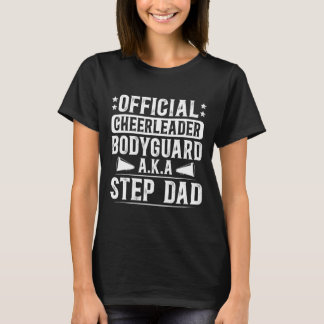 Camiseta Pai Adotivo Engraçado de uma líder de torcida
