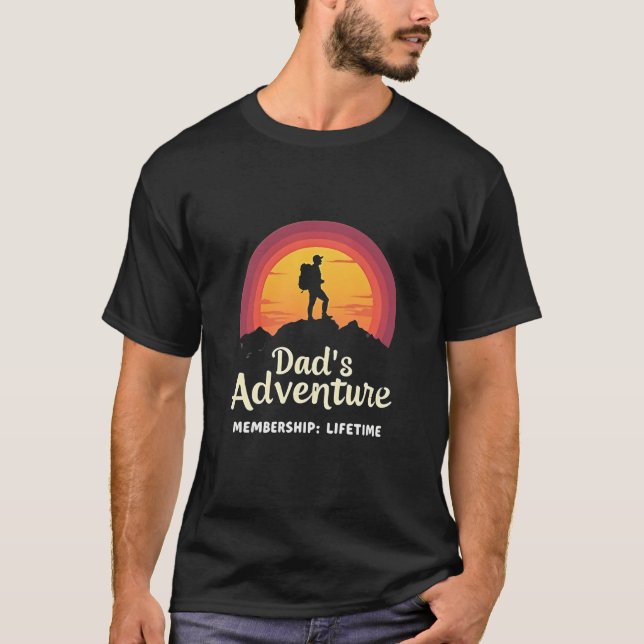 Camiseta Pai Adventure Club, membro da Lifetime (Frente)