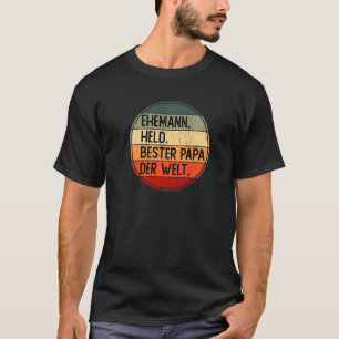 Camiseta Pai alemão [Língua alemã]