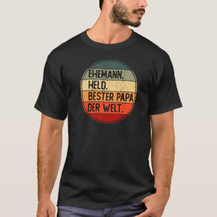 Camiseta Pai alemão [Língua alemã]