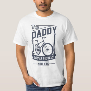Camiseta Pai ama Bicicleta para presente de Dia de os pais