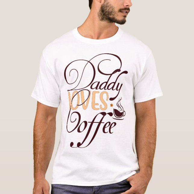 Camiseta Pai ama café (Frente)