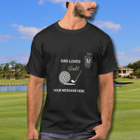 Pai Ama Suportes de Golfe Monograma Bolsilho Falso