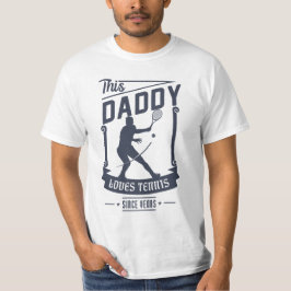 Camiseta Pai ama Tênis para o presente do Dia de os pais