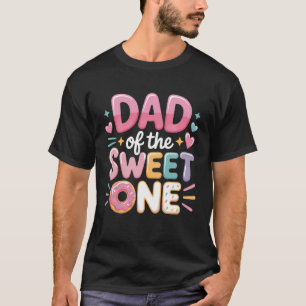 Camiseta Pai Amante de Donut da Festa da Doce Um Modo Festa