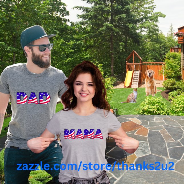 Camiseta Pai Americano (Criador carregado)