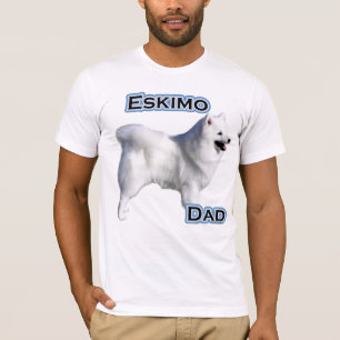 Camiseta Pai americano 4 do cão Eskimo