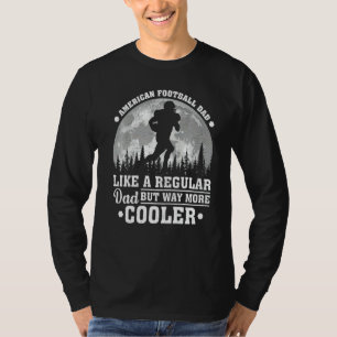 Camiseta Pai Americano De Futebol Como Uma Gordura Regular 