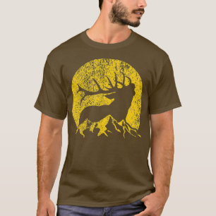 Camiseta Pai Americano Elk Hunter Vintage, caça ao Arco