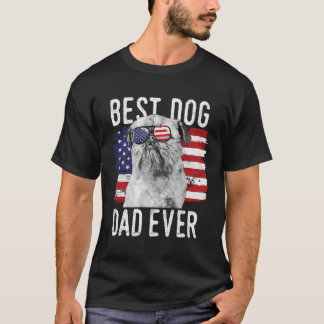 Camiseta Pai Americano para Cachorros, em Bruxelas Griffon