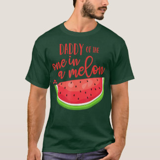 Camiseta Pai Aniversário Um em um Heme Melon Watermelon