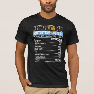 Camiseta Pai argentino de Herói Nutricional do Pai