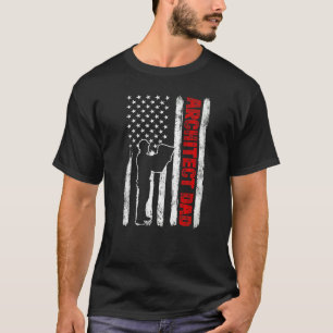 Camiseta Pai Arquiteto Roupas Legais para Homens Dia dos Pa