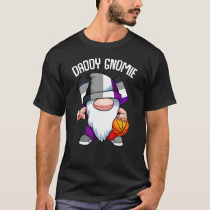 Camiseta Pai Asexual De Basquete Gnome Lgbt Q Asexual