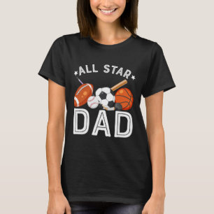 Camiseta Pai Astro do Menino do Aniversário Sketll Futebol