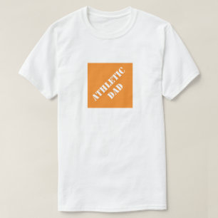 Camiseta Pai atlético Pai engraçado Presente de Dia de os