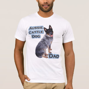 Camiseta Pai australiano 4 do cão do gado