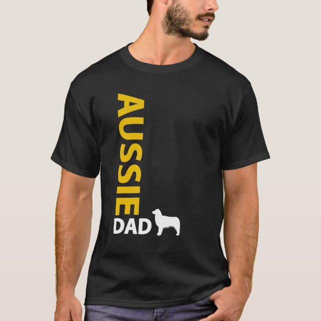 Camiseta Pai australiano do pastor (Frente)