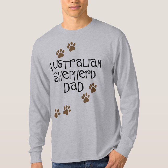 Camiseta Pai australiano do pastor (Frente)
