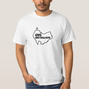 Camiseta Pai australiano - um T-Shir engraçado para o pai