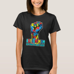 Camiseta Pai Autismo Mãe Sua Luta É Minha Luta Autismo A