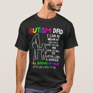 Camiseta Pai Autismo Significa Autismo Autismo Autismo Fita