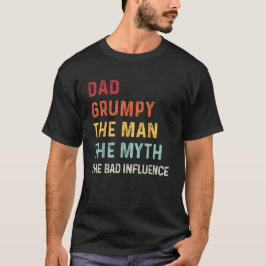 Camiseta Pai Avança O Homem O Mito A Má Influência