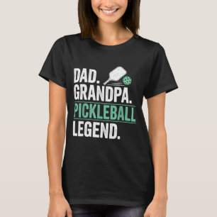 Camiseta Pai avô lenda do pickleball jogador pickle engraça