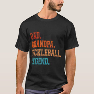 Camiseta Pai avô lenda do pickleball jogador pickle engraça