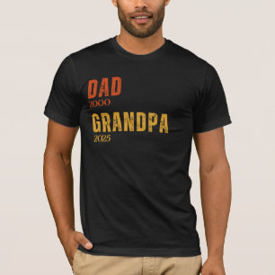 Camiseta Pai Avô Personalizado Anos Retroativos Personaliza