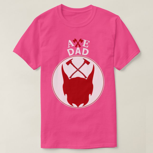 Camiseta Pai Ax barrado (Frente do Design)