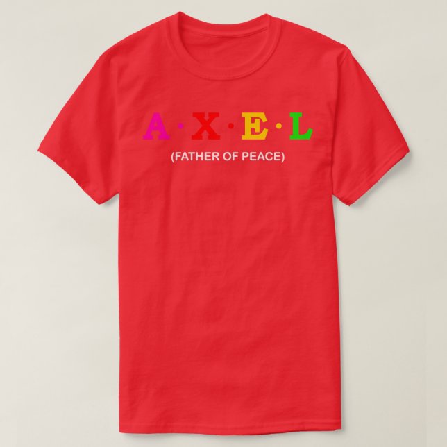 Camiseta Pai Axel da paz 1 (Frente do Design)